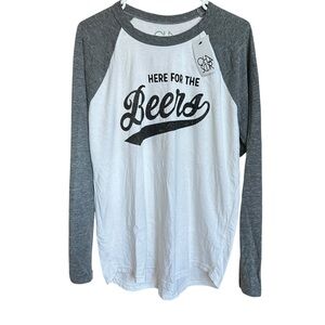 Chaser Jersey Here for the Beers Unisex L